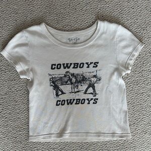 Brandy Melville White Short Sleeve Tee